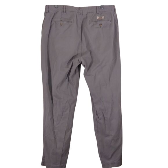 Polo Ralph Lauren pants mens 36x32 gray chino flat front cotton straight leg - Picture 2 of 9